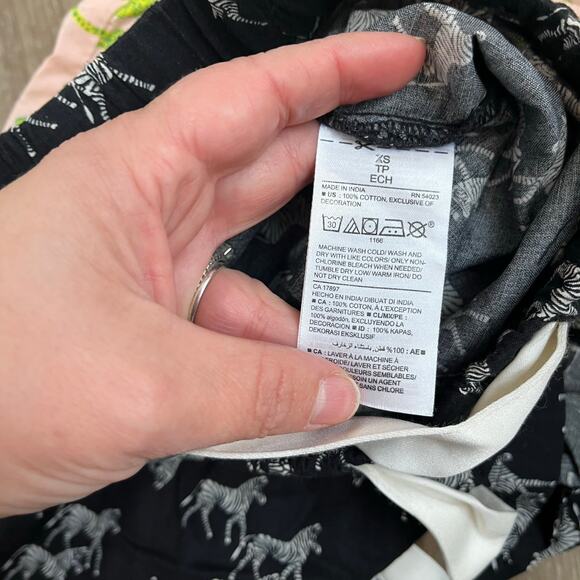 Old Navy 2 Pack Cotton Lounge Shorts XS Animal Print Sleepwear Pajama Shorts Set - Picture 7 of 8